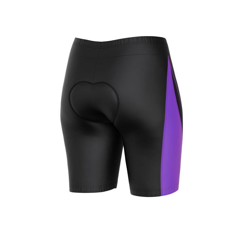 Women Purple Cycling Short