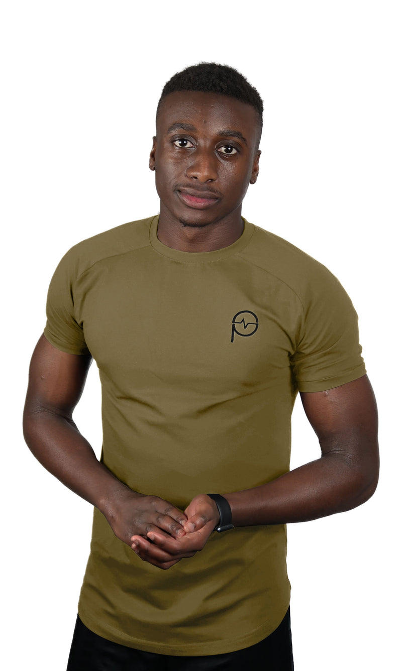 Pulsate Premium Tee - Khaki